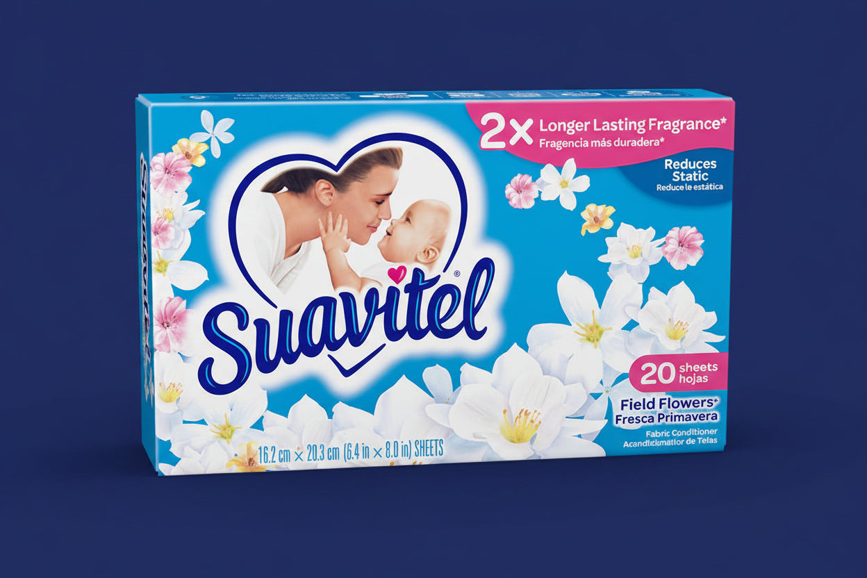 Suavitel Field Flowers Dryer Sheets 20 ct