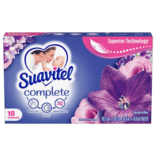 Suavitel Lavander Dryer Sheets (18 ct.)