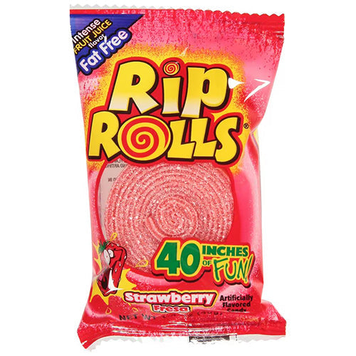Rip Roll Strawberry Sour Candy (1.4 oz)
