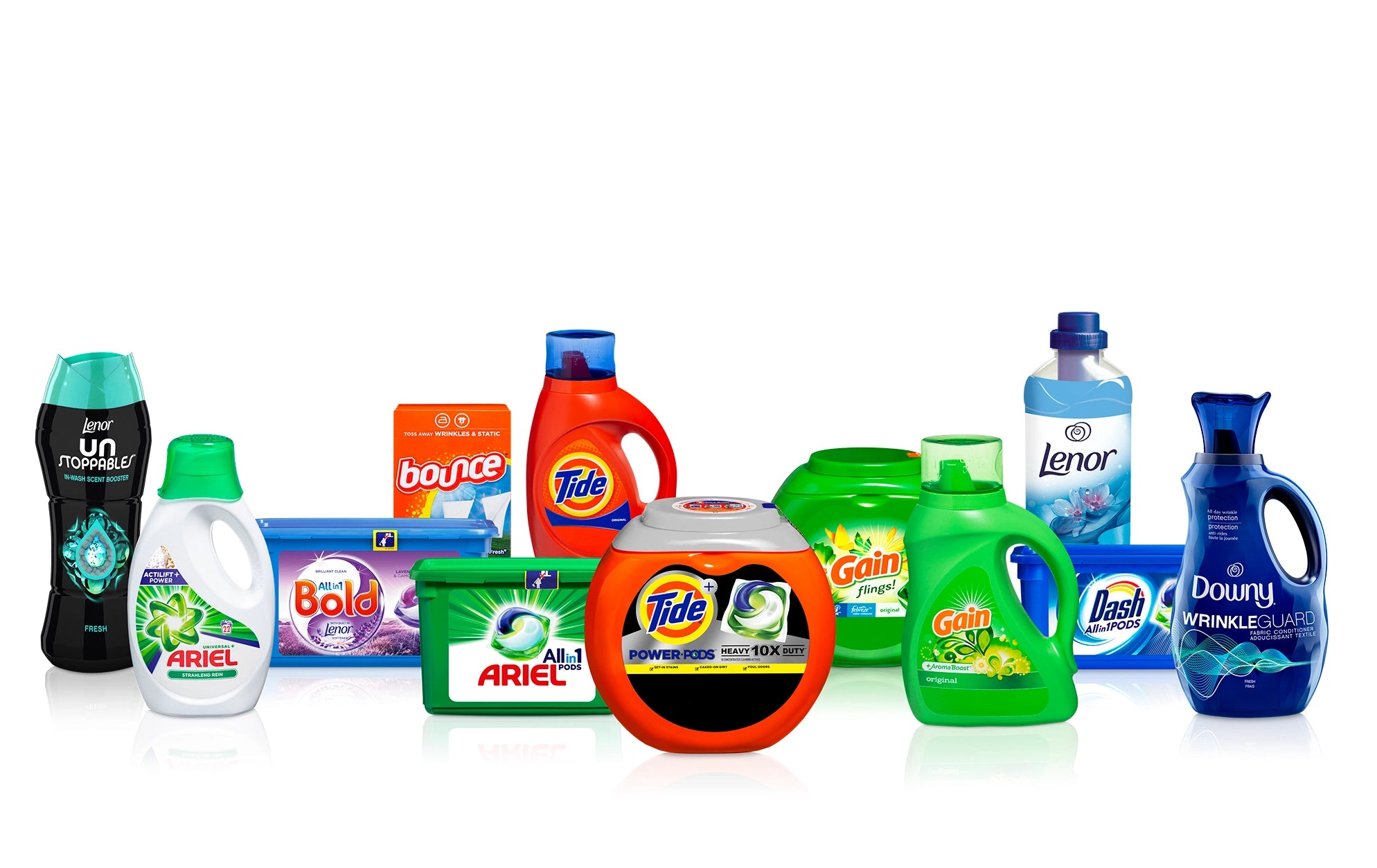 P&G laundry products