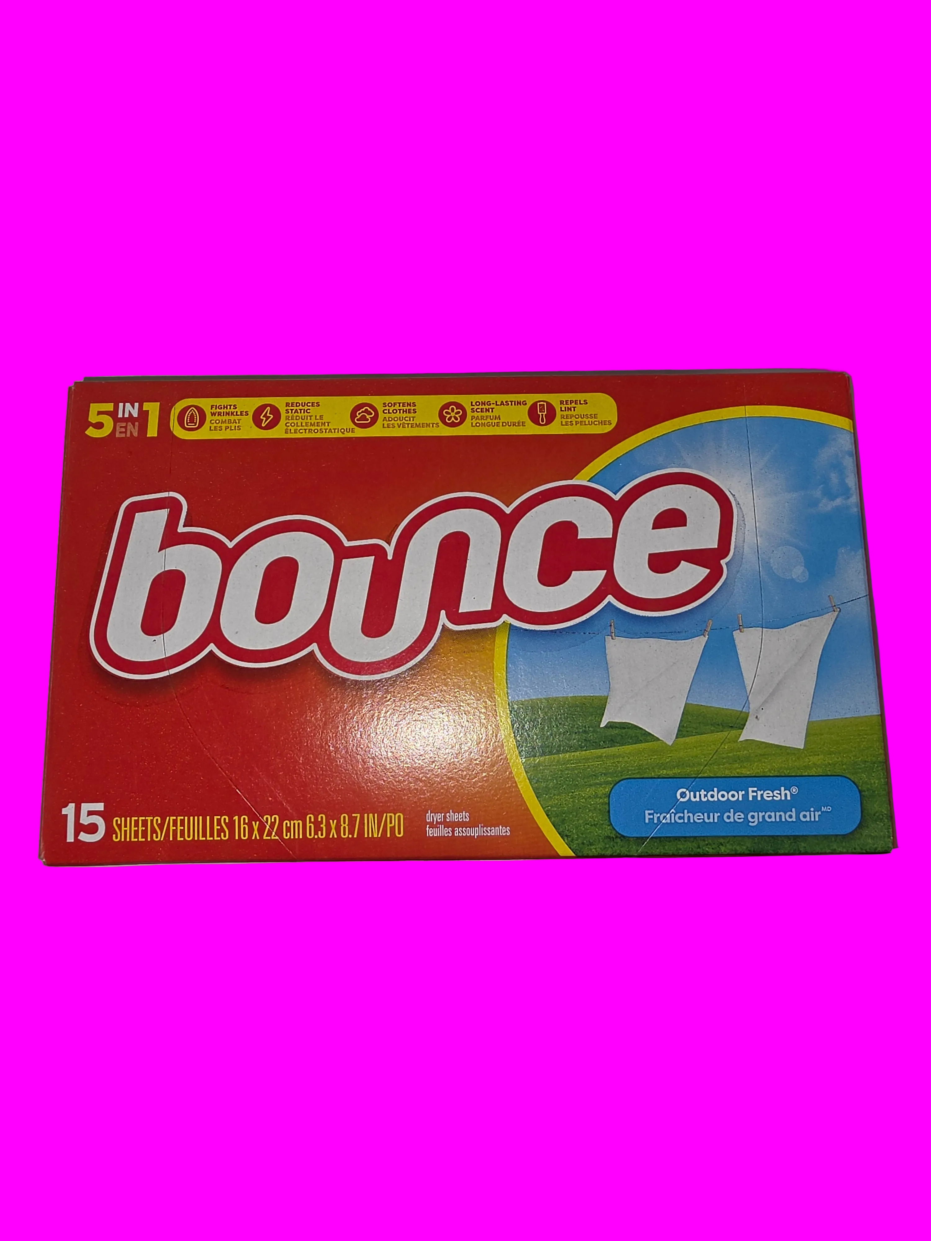 Bounce Original Dryer Sheets 15 ct
