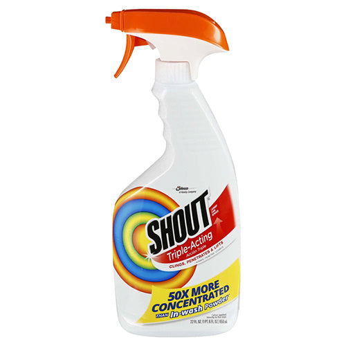 Shout Liquid Stain Remover Spray Tripe Action 22 fl oz